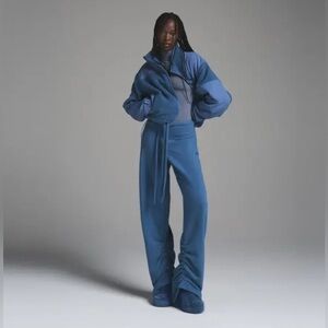 NWOT SKIMS Fleece Lounge Oversized Pant - Azure Large